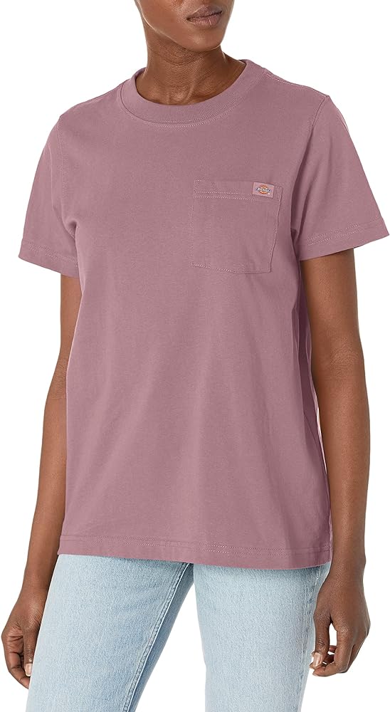 Dickies Women's Short Sleeve Heavyweight Pocket T-Shirt