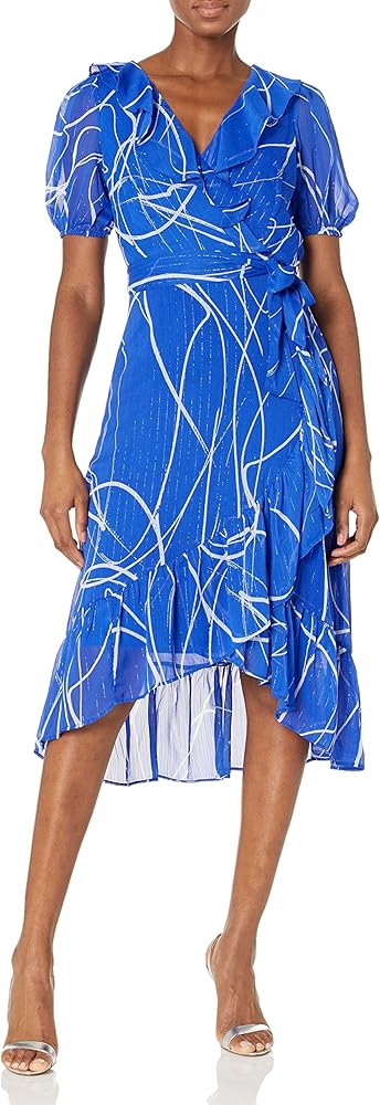 DKNY Women's Faux Wrap Dress