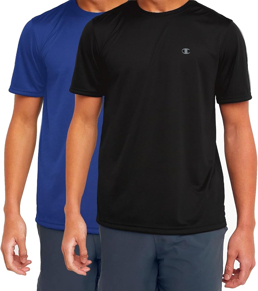 Champion T Shirts for Men Big and Tall - Performance Moisture Wicking Gym Shirts