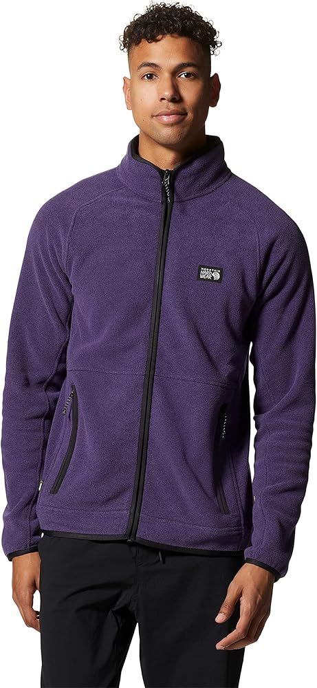 Mountain Hardwear Men's Polartec Double Brushed Full Zip Jacket for Camping and Everyday Wear | Durable and Breathable