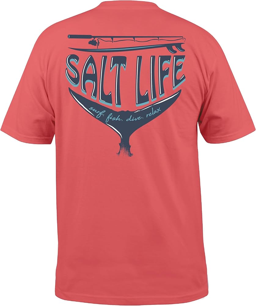 Salt Life Men's Sl Reel Short Sleeve Tee