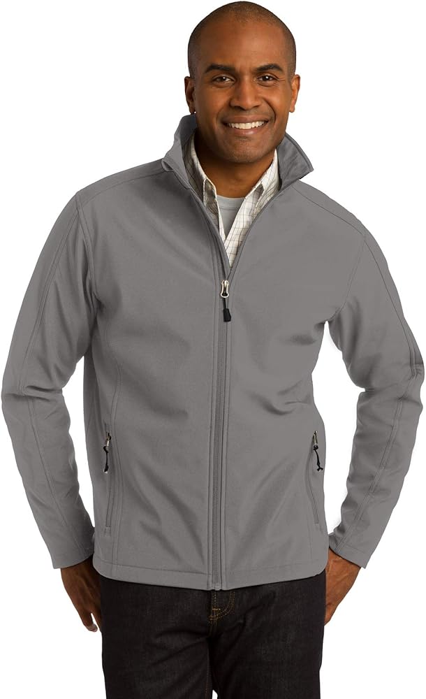 Port Authority Welded Soft Shell Jacket. J324 (Deep Smoke, M)