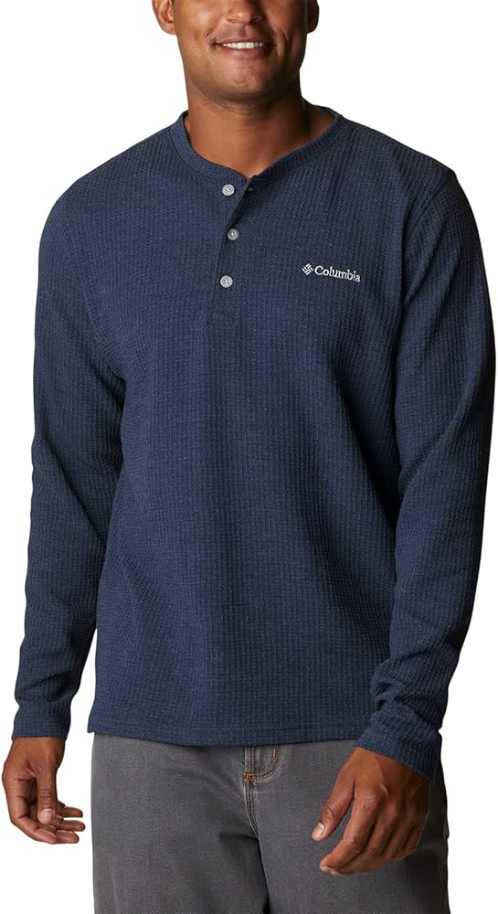 Columbia Men's Pine Peak Waffle Long Sleeve Henley