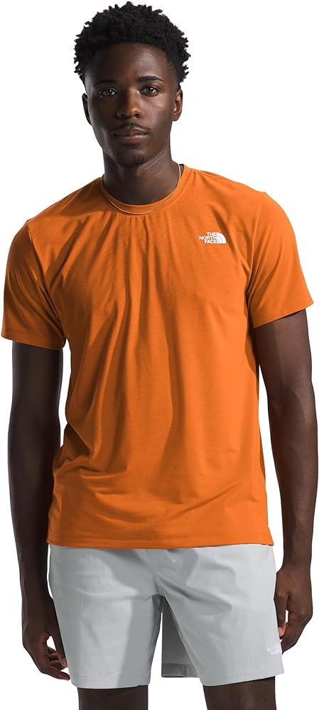 THE NORTH FACE Men's Short Sleeve Wander Tee, Desert Rust, Medium