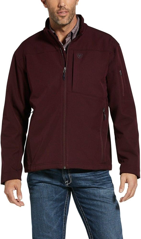 ARIAT Men's Wine Heather Vernon 2.0 Softshell Jacket