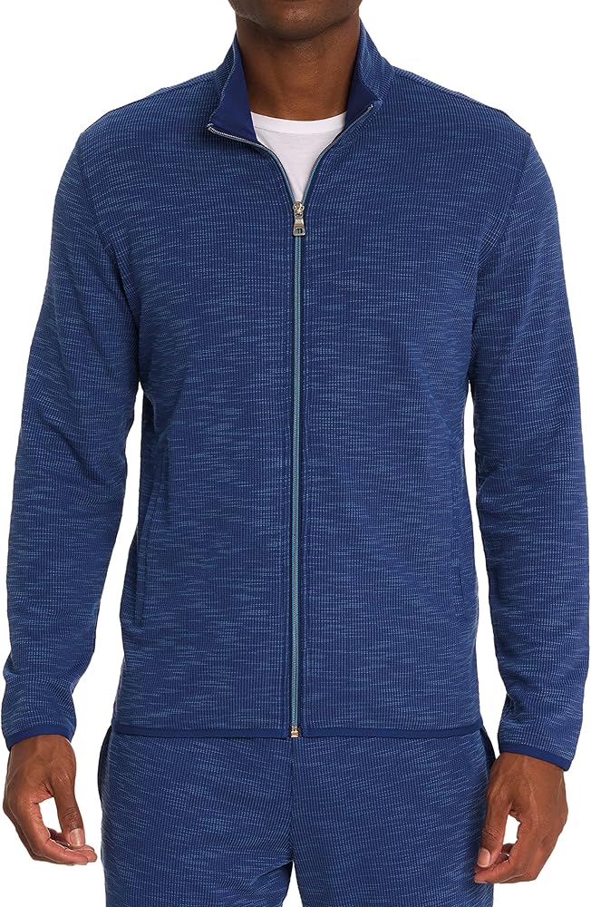 Robert Graham Men's Kobra Long-Sleeve Zip-up Sweater