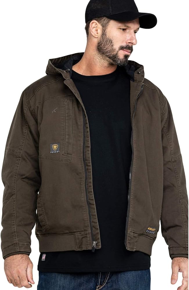 ARIAT Men's Rebar Washed Duracanvas Insulated Jacket