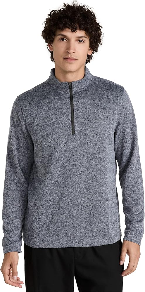 Rhone Commuter Mens 1/4 Zip Sweater, Stretch Fabric Mens Quarter Zip Pullover, Ultra Soft Mens Sweater