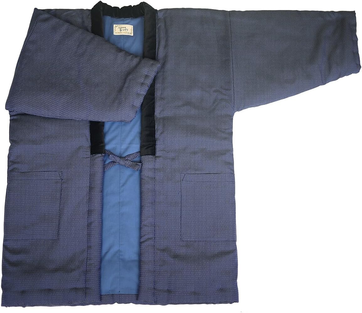 Hexagonal Pattern HANTEN (Cotton Jacket Made in Japan Kimono-Style) Size Mens