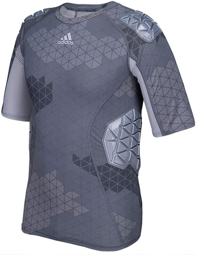 Adidas Techfit Ironskin Mens 5 Pad Short Sleeve Football Shirt