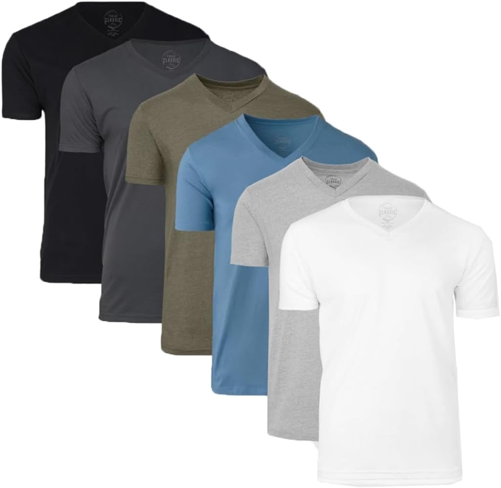 True Classic V Neck Mens T Shirt