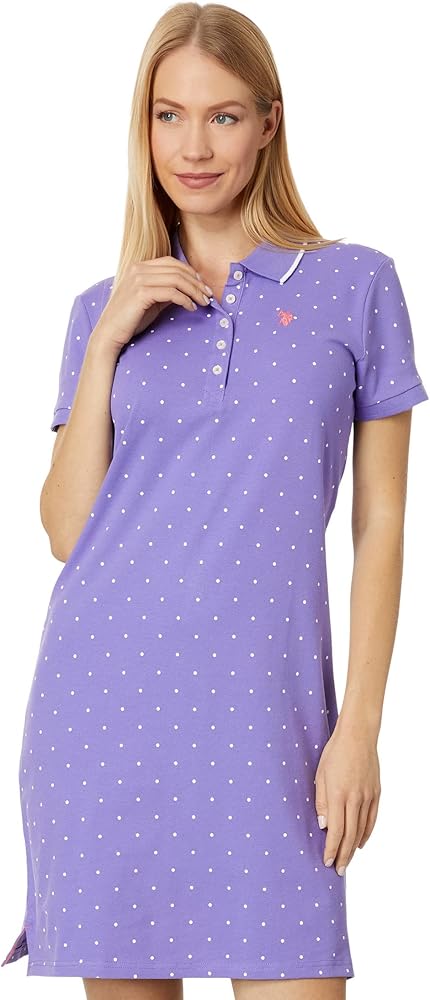 U.S. Polo Assn. Women's Dot Polo Dress