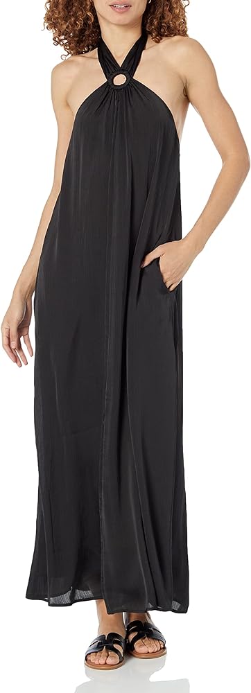 The Drop Women's Shaana Halter Neck Maxi Dress