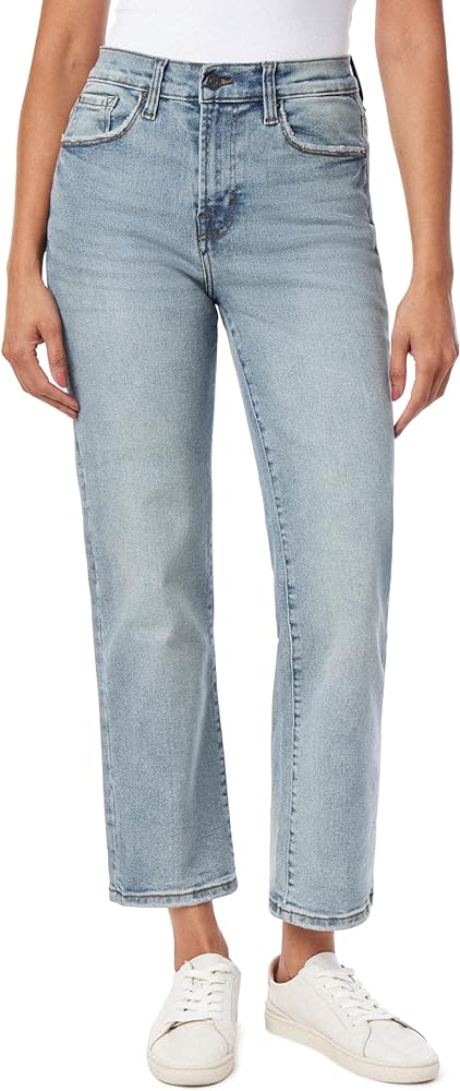 kensie Jeans for Women The Ella High-Rise Straight Leg 27-Inch Inseam, Sizes 0-16