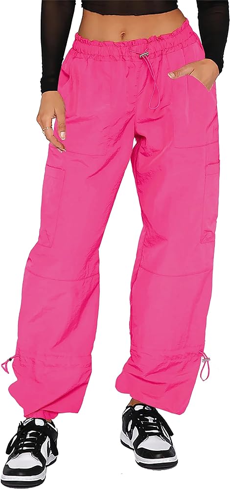 Y2K Cargo Pants Women Baggy - Parachute Pants for Women