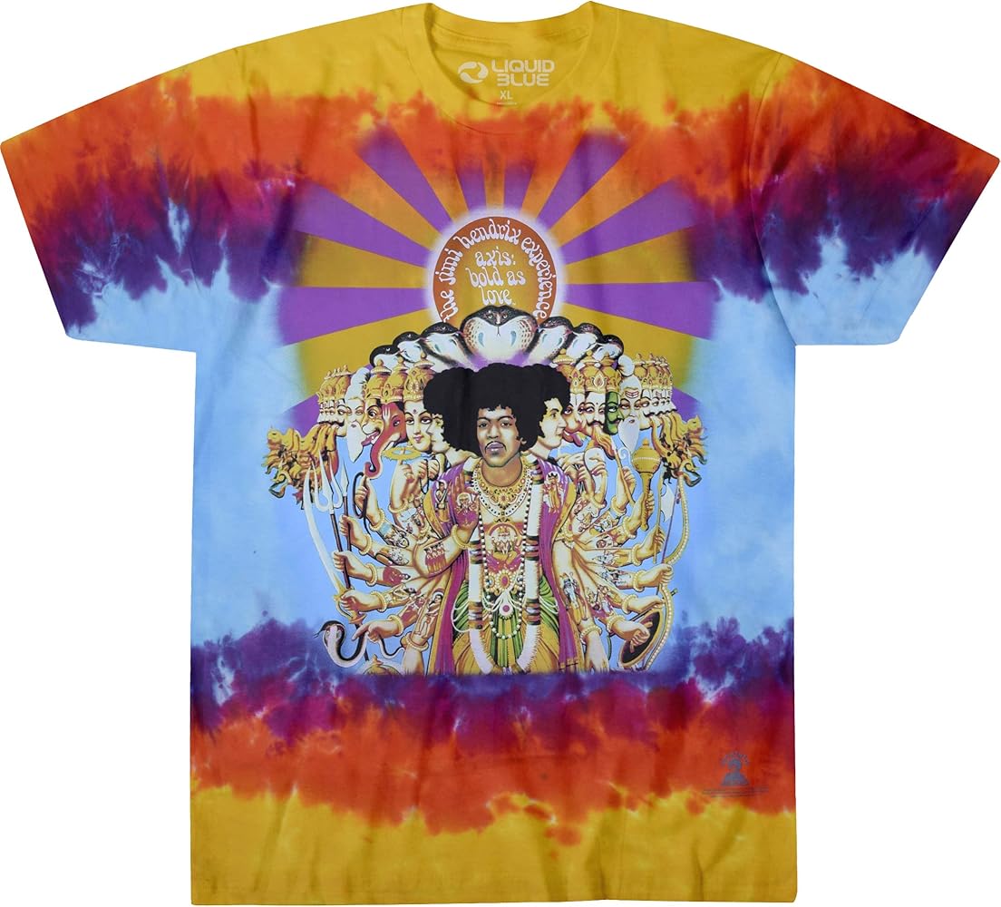 Liquid Blue Men's Jimi Hendrix Axis Bold As Love T-Shirt