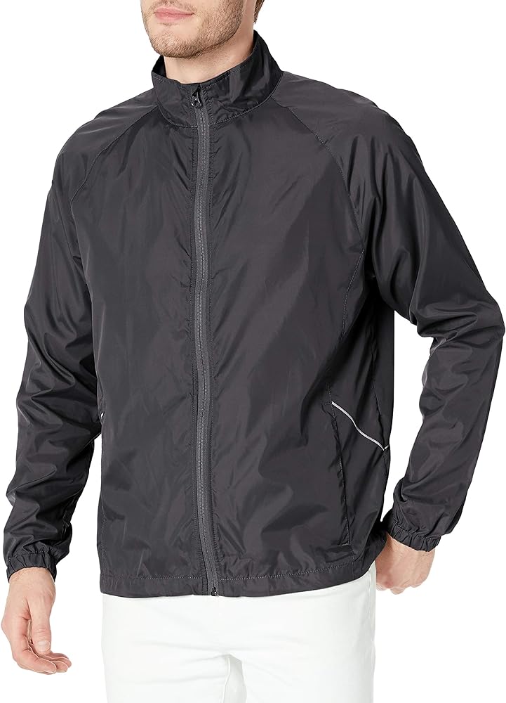 Clique Men's Active Full-Zip Wind Jacket