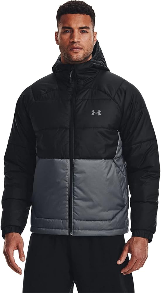 Under Armour - Mens Insulateed Jacket, Color Black/Pitch Gray/Pitch Gray (001), Size: X-Large