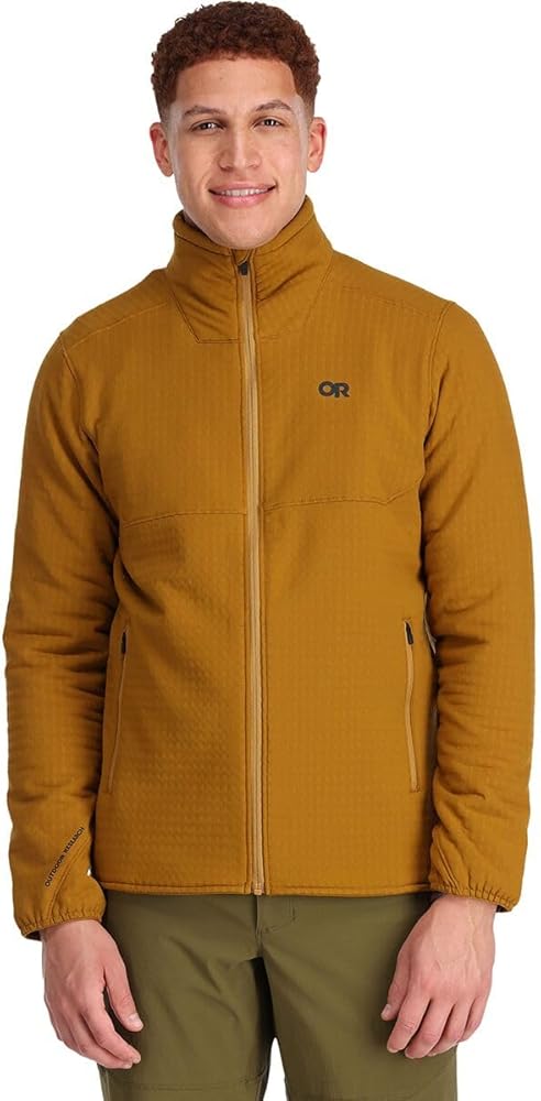 Outdoor Research Men’s Vigor Plus Fleece Jacket – Water & Wind Resistant Jacket