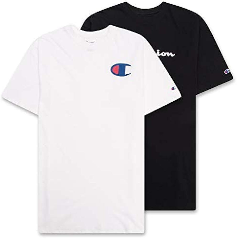 Champion Big and Tall Shirts for Men – 2 Pack Graphic Mens Big and Tall T-Shirts