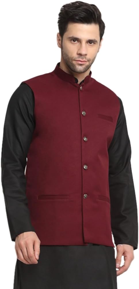 Men's Twill Cotton Nehru Jacket Only