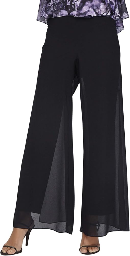 Alex Evenings Women's Full Length Straight Leg Dress Pant (Regular and Petite)