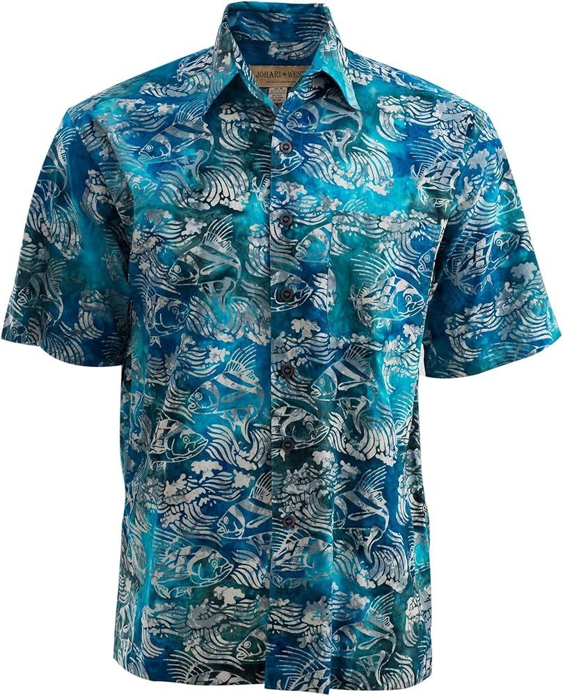 Johari West Costa Roosta Cotton Batik Shirt