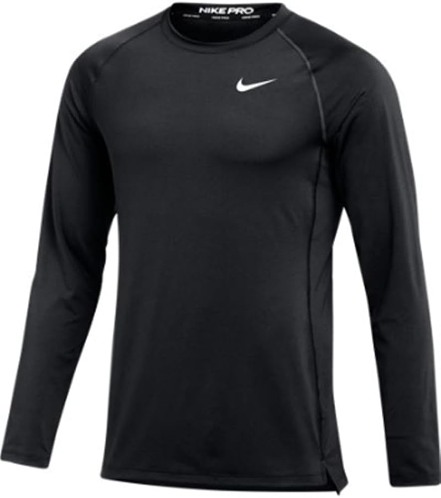 Nike Mens Pro Slim Long Sleeve Training Top (Large Black)