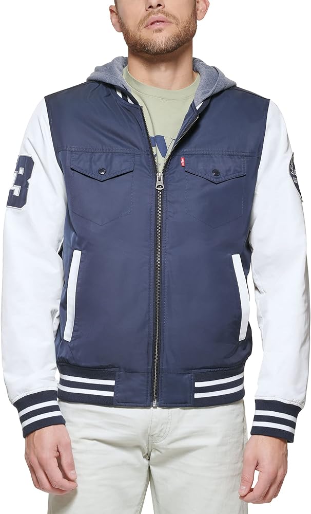 Levi's Men's Colorblock Varsity Bomber Jacket