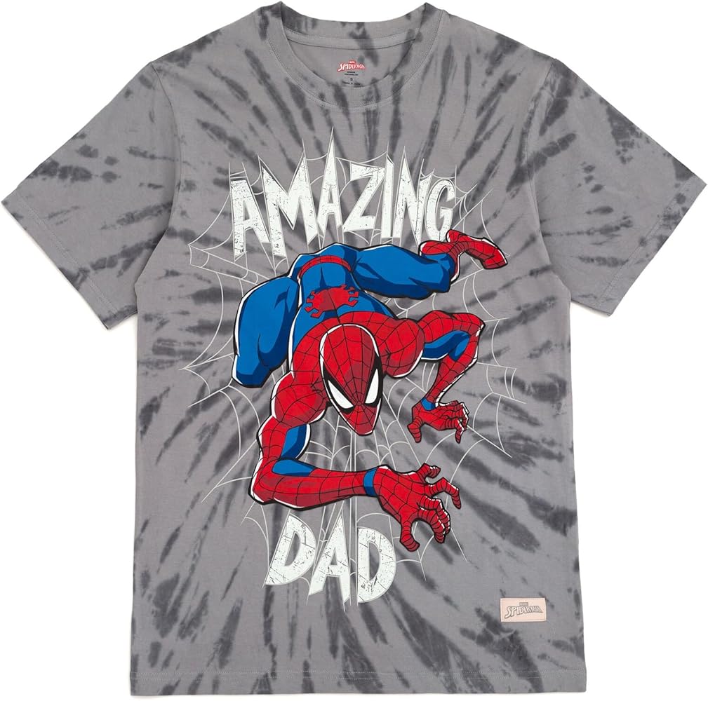 Marvel Spider-Man Matching Family Father's Day T-Shirt Toddler to Adult