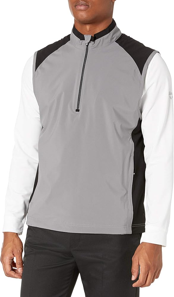 Cutter & Buck Men's Cb Weathertec Summit Half-Zip Vest