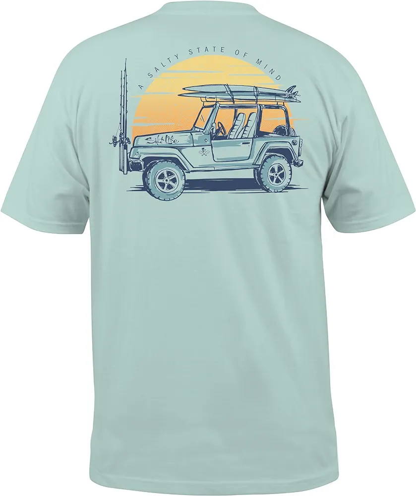 Salt Life Men's 4-Wheel Fishin' Short Sleeve Tee