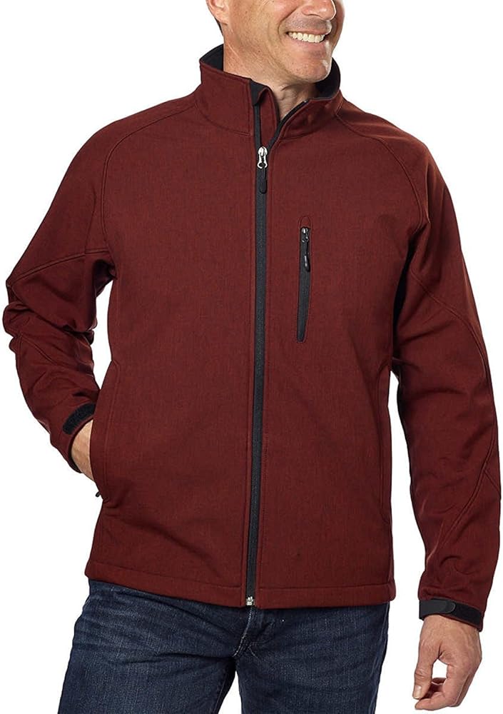 Kirkland Signature Men's Softshell 3-Layer Water Resistance Jacket