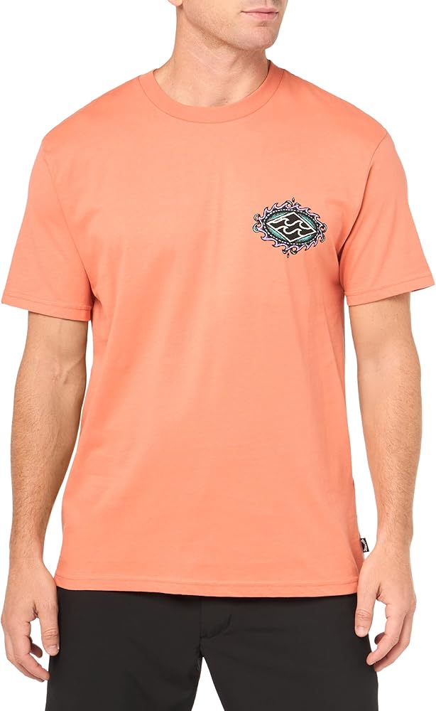 Billabong Men's Crayon Wave Short Sleeve Graphic Tee