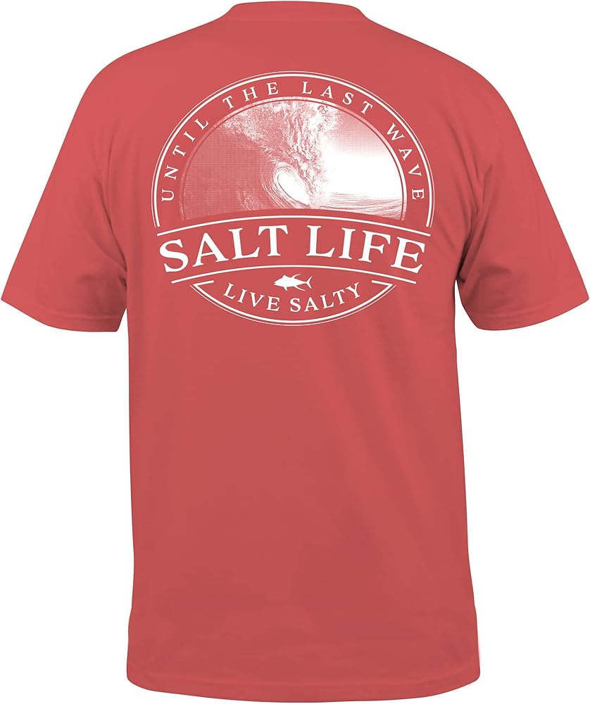 Salt Life Men's Last Wave Short Sleeve Crew Neck Tee