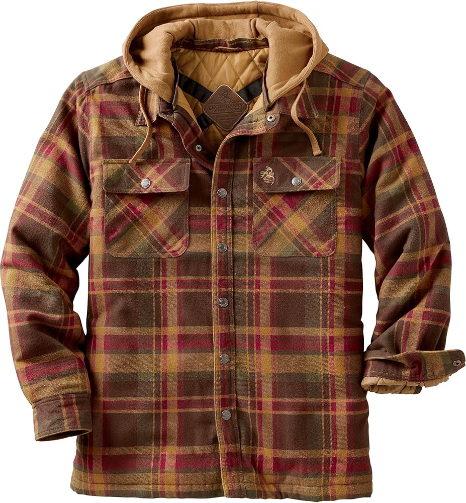 Legendary Whitetails Men's Concealed Carry Maplewood Hooded Shirt Jacket