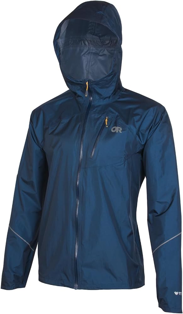 Ourdoor Research Men's Helium Rain Jacket, Cenote, Medium