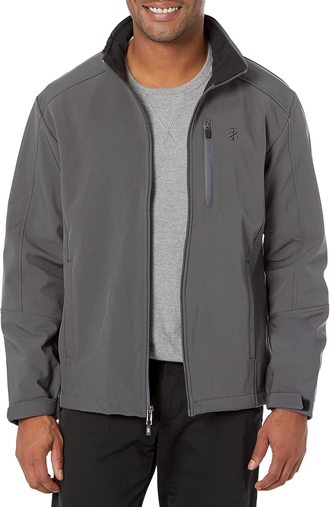 IZOD Men's Fleece Lined Softshell Jacket