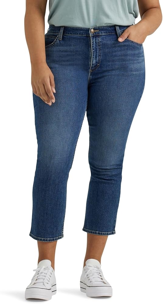 Lee Women's Plus Size Legendary 23" Capri Jean