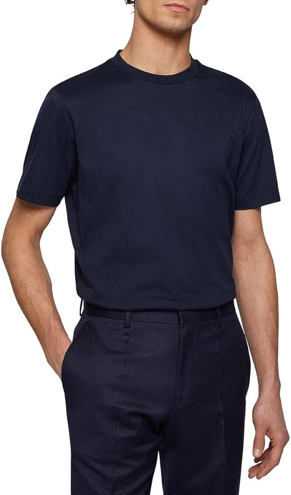 BOSS Men's Plain Short Sleeve Crewneck T-Shirt