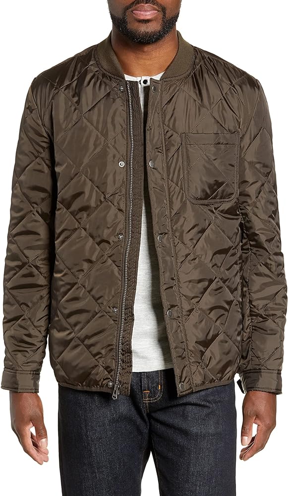 Cole Haan Men's Transitional Quilted Nylon Jacket