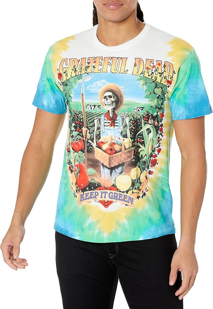 Liquid Blue Men's Grateful Dead Let It Grow Short-Sleeve T-Shirt