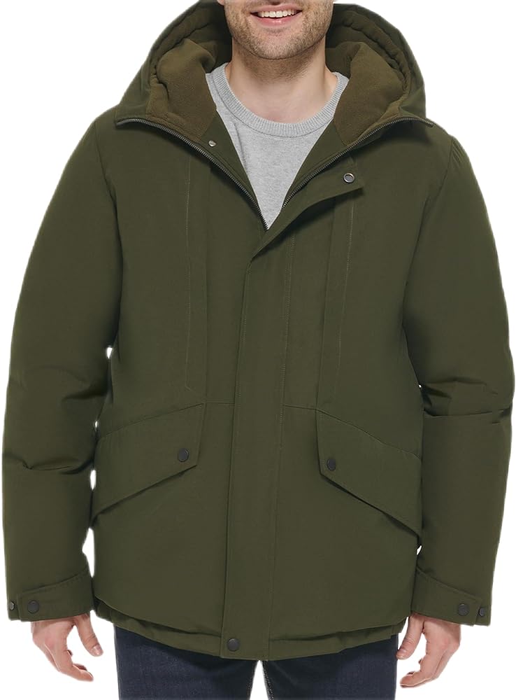 Cole Haan Mens Hooded Puffer Jacket