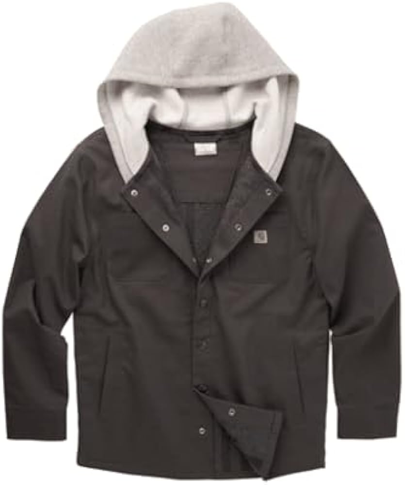 Carhartt RF Canvas Lined Shirt Jacket Asphalt, Small 7/8