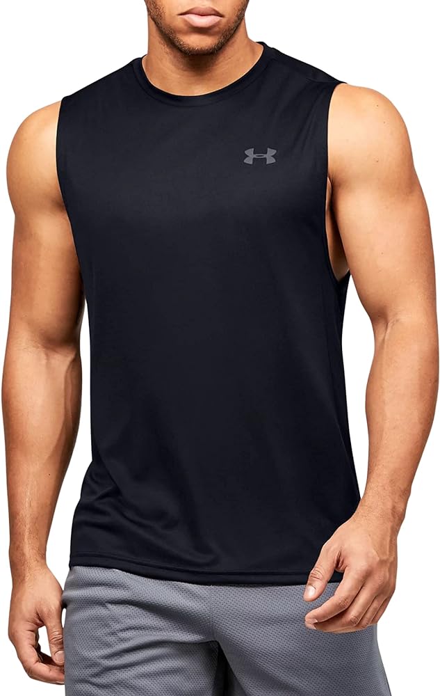 Men's UA Velocity Muscle Tank (Black 001, Large)