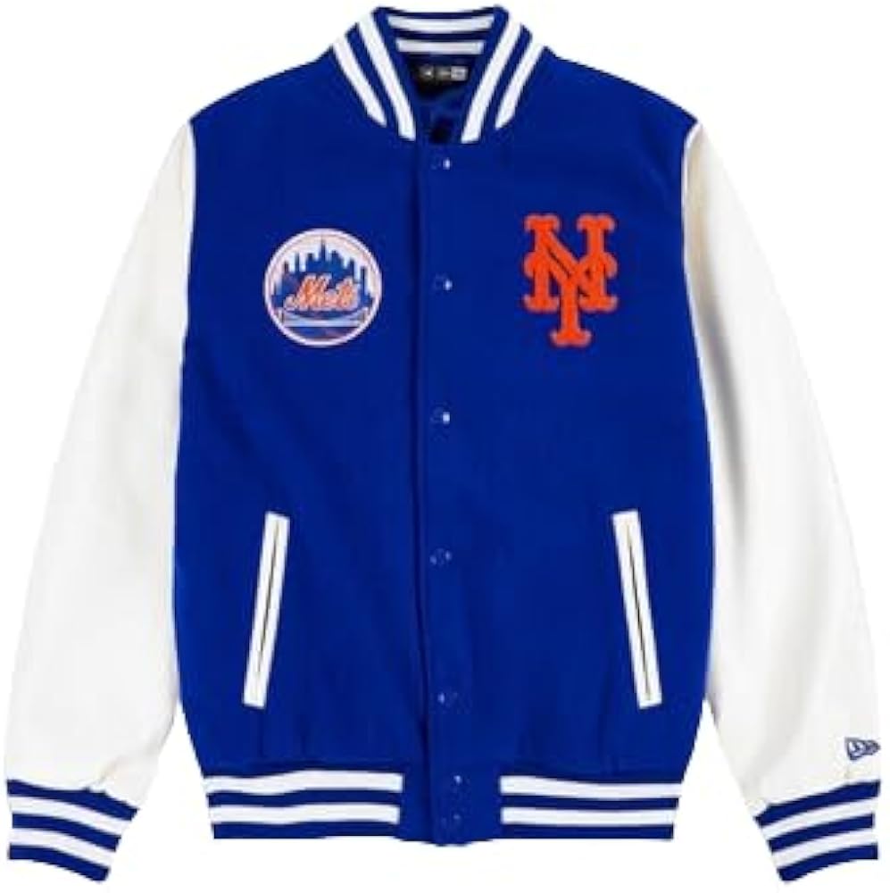 Leather Shark LS.Men’s NY Varsity bomber jacket |Mets bomber jacket| NY Baseball jacket for Men.