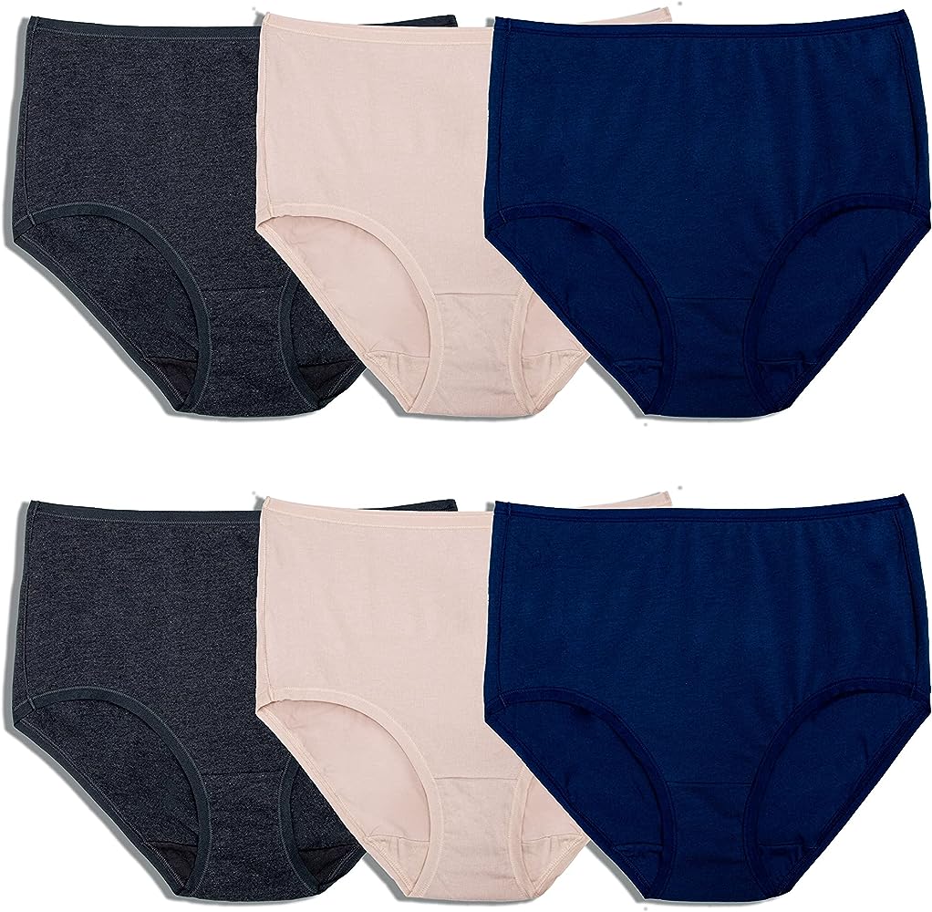 Fruit of the Loom Women's 360° Stretch Underwear, High Performance Stretch for Effortless Comfort, Available in Plus Size