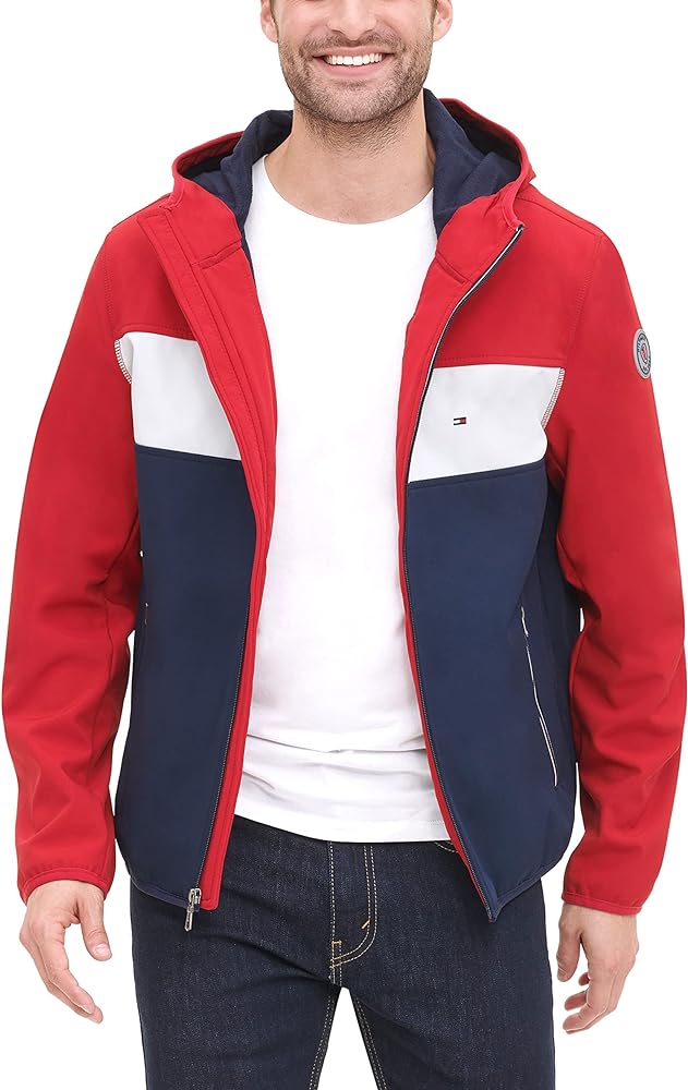 Tommy Hilfiger Men's Hooded Performance Soft Shell Jacket