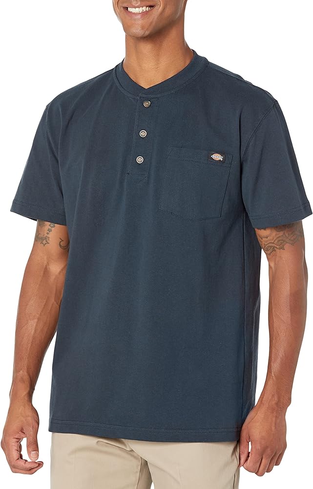 Dickies Men's Heavyweight Henley