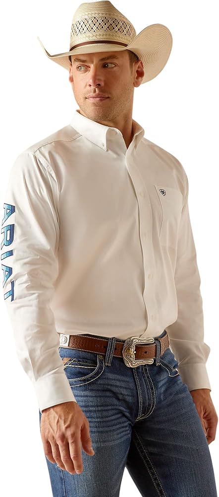 Ariat Men's Team Logo Twill Classic Fit Shirt